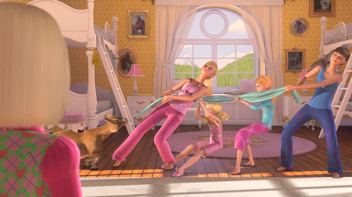 动画电影《芭比姐妹与小马 Barbie and Her Sisters in A Pony Tale 2013》国语版+英语版
