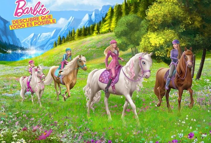 动画电影《芭比姐妹与小马 Barbie and Her Sisters in A Pony Tale 2013》国语版+英语版