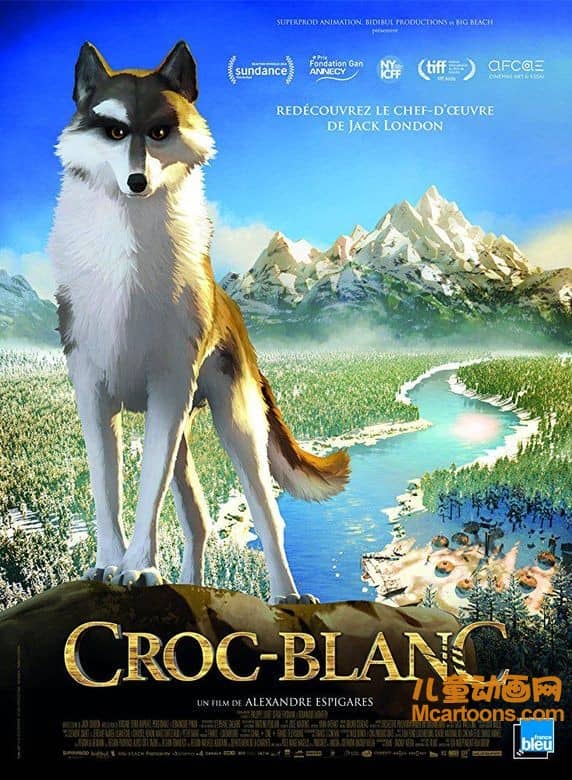 法国动画电影《白牙 Croc-Blanc 2018》国日英三语版 1080P/MKV/2.46G 动画电影白牙下载 - 应版权方要求不再提供下载-儿童动画网