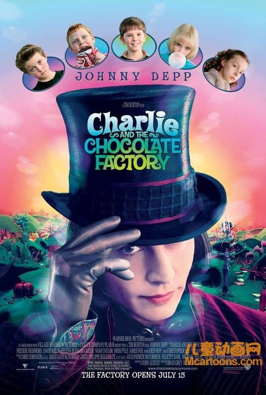 美国经典儿童电影《查理和巧克力工厂 Charlie and the Chocolate Factory 2005》国语版 720P/RMVB/781M 查理和巧克力工厂国语版下载-儿童动画网
