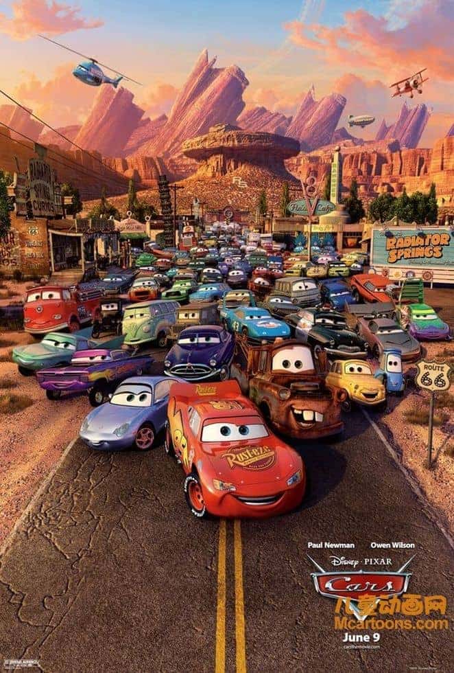 迪士尼动画电影《赛车总动员 Cars 2006》国英粤台四语中英双字 1080P/MKV/4.75G 动画片赛车总动员下载-儿童动画网