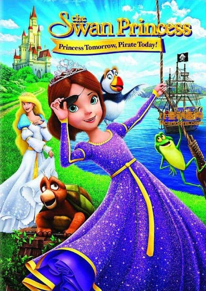 美国动画电影《天鹅公主:明日公主今日海盗 The Swan Princess: Princess Tomorrow, Pirate Today! 2016》英语中字 720P/MP4/1.51G 动画片天鹅公主下载-儿童动画网