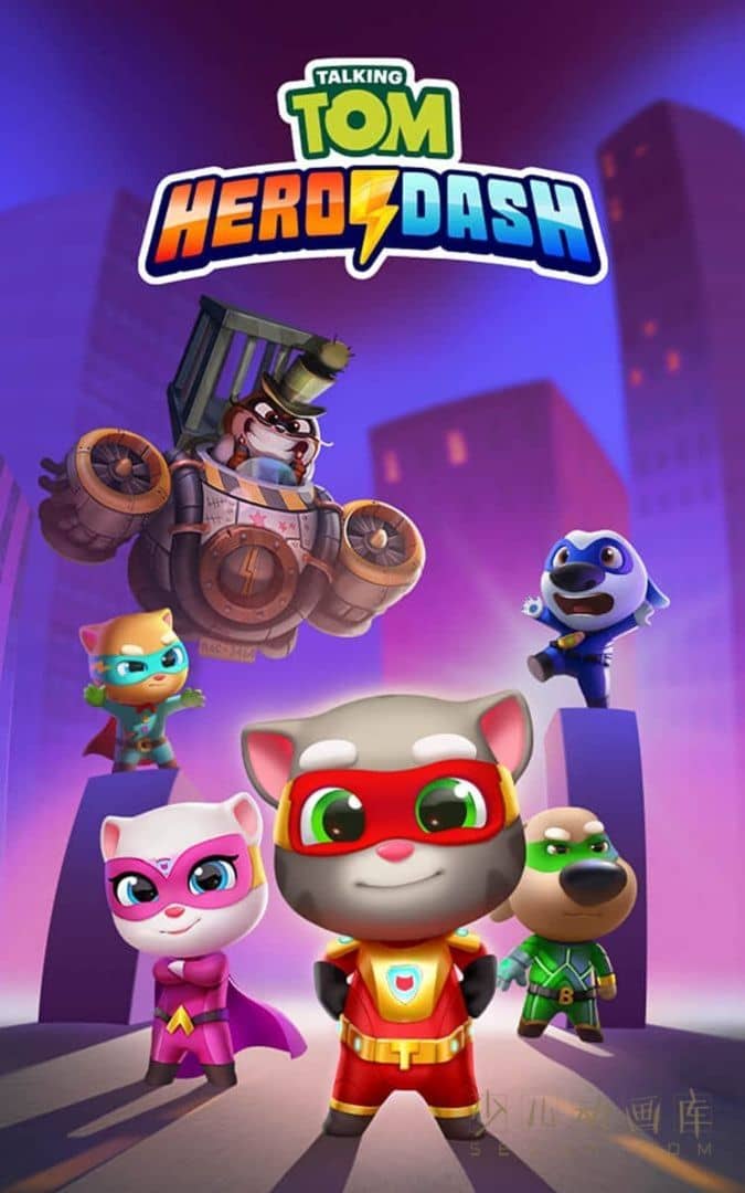 英国动画片《汤姆猫英雄小队 Talking Tom Heroes》全52集 无对白 1080P/MP4/2.23G 动画片汤姆猫下载-儿童动画网