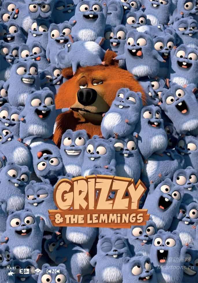 法国儿童动画片《熊鼠一家 Grizzy And The Lemmings》第三季全78集 无对白 1080P/MP4/12.1G 动画片熊鼠一家下载-儿童动画网