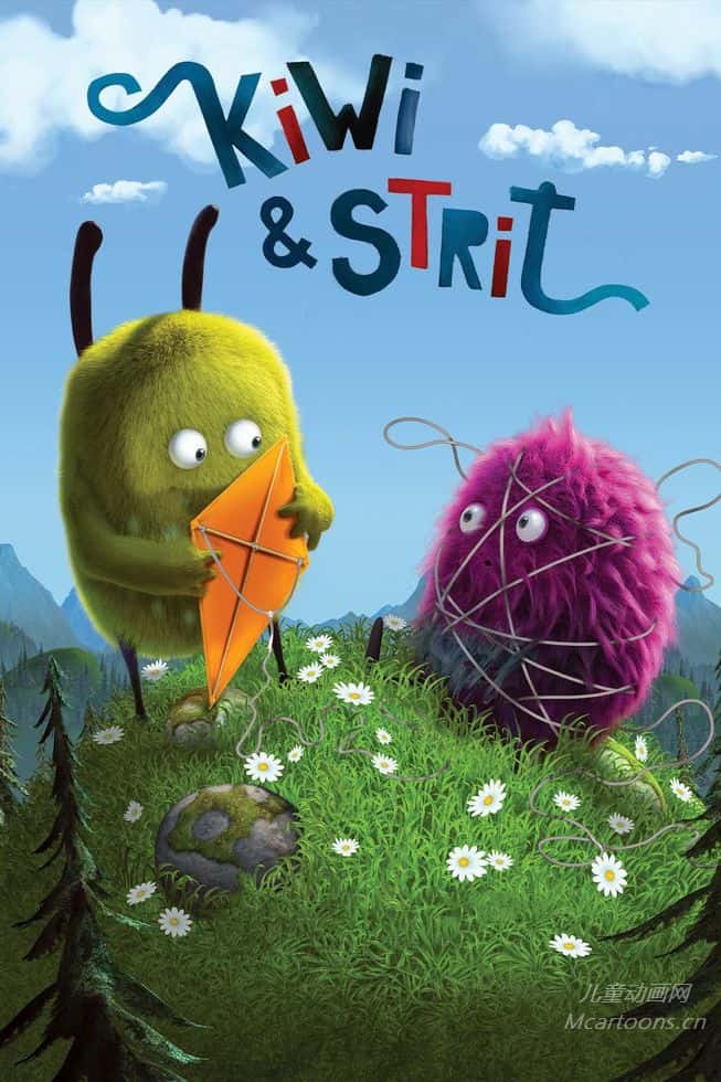 丹麦儿童动画片《猕猴桃和奇异鸟 Kiwi & Strit》第1-2季全52集 无对白 官方纯净无水印版 1080P/MKV/9.05G 动画片猕猴桃和奇异鸟下载-儿童动画网
